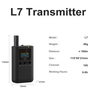 Système de guide audio 2,4 GHz, son de haute qualité, guide audio certifié CE pour les musées et les groupes touristiques - Product Image 2