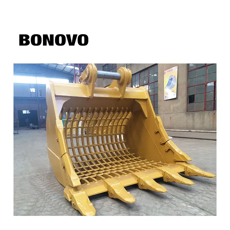 BONOVO Hot Sale Excavator Sieving Bucket ScreenIing Bucket