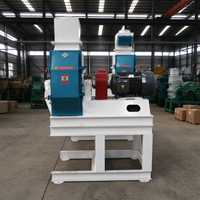 6t/h Kommerzielle Futtermittelanlage Wassertropfen-Hammermühle für Mais, Sojabohnen, Getreide, CE-Zertifizierte Tierfutter-Verarbeitungsmaschine