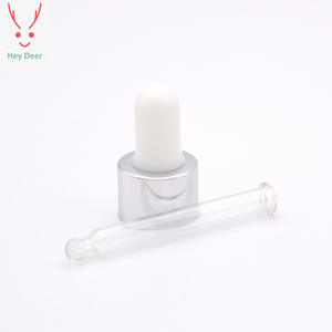 Bouchon compte-gouttes pour huile essentielle Hey Deer, anneau en aluminium électroplaqué à 18 dents, compte-gouttes en verre pour l'aromathérapie - Product Image 3