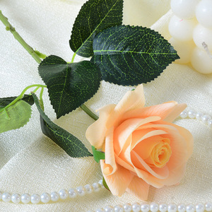 A-797 Hoa Hồng Trắng Nhân Tạo Bán Sỉ Hoa Hồng Thật Cảm Ứng Nhiều Màu Lựa Chọn Màu Đỏ Tía Cao Su Sống Như Hoa Hồng - Product Image 6