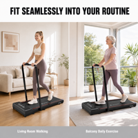 Équipement de fitness à domicile, tapis de course motorisé pliable intelligent pour le sport et le bureau
