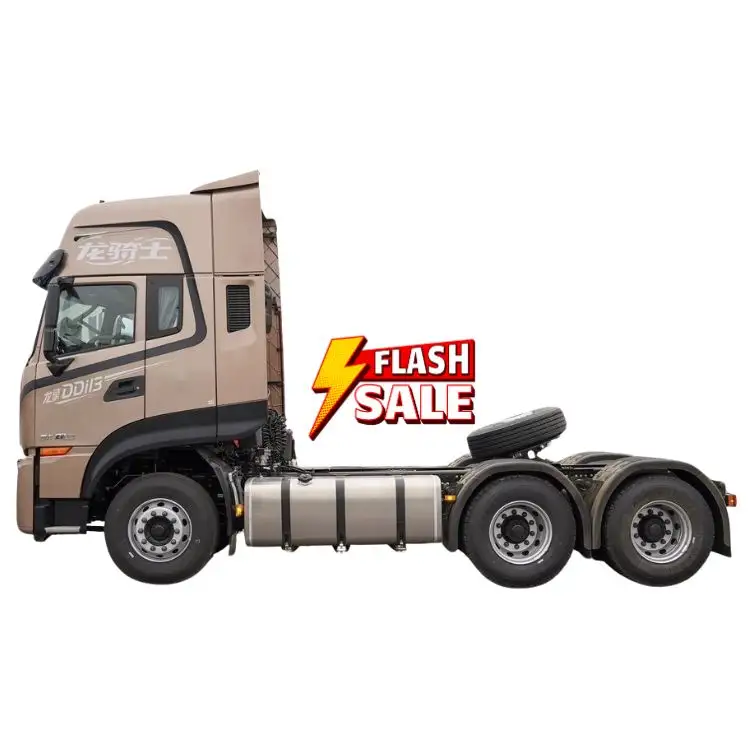 Dongfeng 상업용 차량의 새로운 Tianlong KL 6X4 LNG 520 HP 대형 트럭 왼손 상업용 트랙터 효율적인 물류