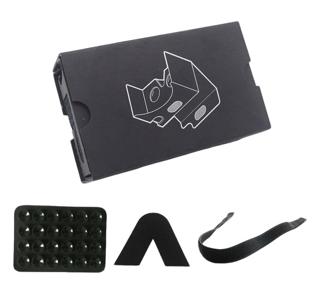 Beckon Custom Google Cardboard VR Glasses 3rd Gen Paper Foldable 3D Virtual Reality Headset VR Box for Smartphone Movies Games