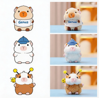 Nouvel Arrivage : Accessoires Figurines en Peluche Personnalisées - Pendentif Cochon, Poupée pour Machine à Pinces, Hamster, Porte-clés Animal à Suspendre au Sac