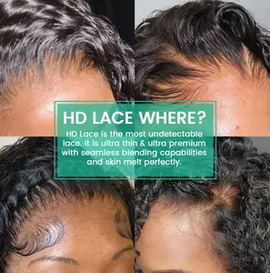 Raw Human Hair Vietnamese Lace Front Bone Straight Per Cut Hd Lace Wigs 180% Density Human Hair Glueless HD Lace Frontal Wigs
