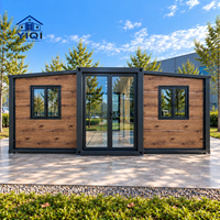 Maison modulaire pliable de 20 pieds, unité d'habitation pratique pour propriétés de vacances en milieu rural