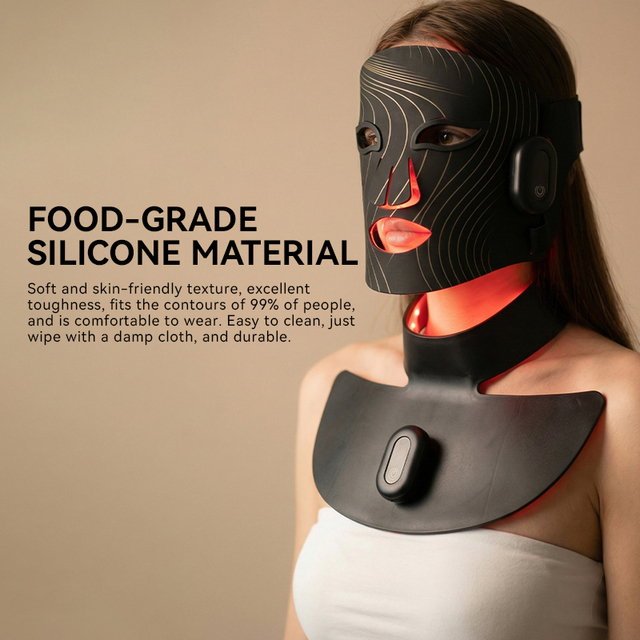 Silicone Led Light Therapy Face Eye Mask