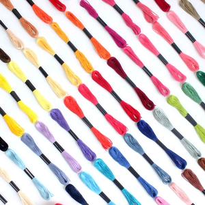 Hilos de Bordar de Algodón para Punto de Cruz Hechos a Mano, 24 Colores, 8m - Product Image 3