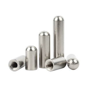 2x10mm Goupilles de support en acier inoxydable 304 à tête ronde pour lits superposés, étagères et fixation solide - Product Image 3
