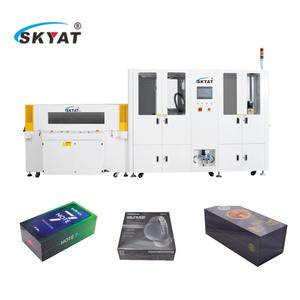 SKYAT mesin pembungkus garis tersembunyi otomatis presisi tinggi untuk kemasan elektronik kosmetik karton plastik 380V/220V - Product Image 6