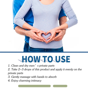 Huile de massage pour hommes, complément liquide à base de plantes, inhibiteur de PDE5 sans effets secondaires, pour le soin du corps masculin, renforcement de l'endurance - Product Image 5