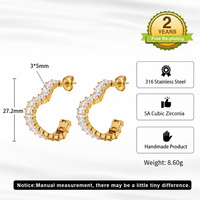 Boucles d'oreilles pendantes tendance FUAMAY en acier inoxydable plaqué or 18 carats, faites à la main, avec trois coquillages et zircon, bijoux de mode