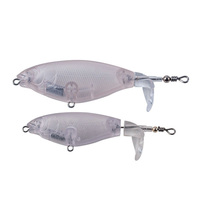 Nouvelles leurres de pêche Raylor Propeller 75mm 90mm 5g 10g avec yeux de hélice, pour eau douce, non peintes, vierges, pour crankbait et lancer