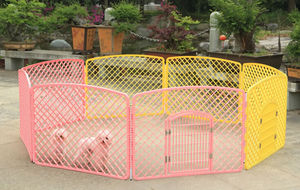 4-8 panelleri evcil hayvan oyun parkı muhafaza köpek kulübesi pet köpek yavrusu zemin evcil hayvan çiti panelleri olabilir artan - Product Image 2