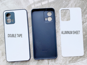 Fundas de Teléfono de Sublimación de Placa de Aluminio 2D para <span class=keywords><strong>MOTO</strong></span> G53 G54 G56 G58 G86 TPU+PC Fundas de Teléfono Personalizadas en Blanco - Product Image 5
