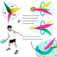 Ensemble de raquettes de beach tennis personnalisable pour les sports parent-enfant, matériau EVA, 2 raquettes et 4 balles - Utilisation en intérieur/extérieur