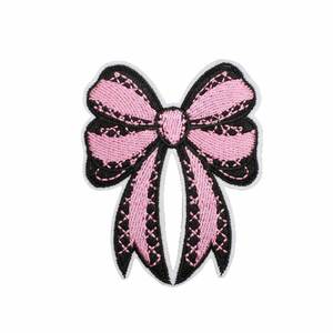 แพทช์รูปโบว์หัวกะโหลกโรแมนติกสีดำลายแมงมุมปักด้วยคอมพิวเตอร์แบบรักษ์โลก ยี่ห้อ Rose's Covenant - Product Image 5