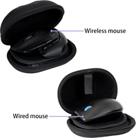 Étui de rangement EVA pour souris de jeu sans fil Master 4 & Master 3S, étui rigide en cuir, sac de rangement portable
