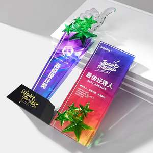 Troféu de Resina Cristal Personalizado de Alta Qualidade com Gravação Comemorativa Criativa e Impressão Digital para Novos Prêmios - Product Image 5