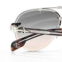 Lunettes de soleil optiques de prescription de marque de luxe unisexe en titane et acétate rétro à la mode, logo personnalisé de haute qualité