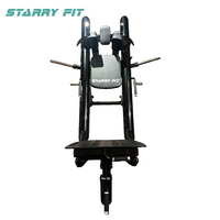 Entraînement équipement de gymnastique en acier Commercial réglable Hack Squat Machine plaque bras et jambes chargés formateur pour la musculation