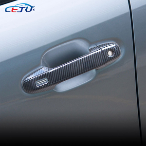 4 Pezzi Copri Maniglia Auto in Plastica ABS Nero Lucido, Protezione Antigraffio, Adesivi in Fibra di Carbonio per <span class=keywords><strong>Subaru</strong></span> Crosstrek 2023+ - Product Image 6