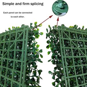 Nhân tạo UV-chống Ivy gỗ Hoàng Dương hàng rào lá cỏ tường cho ban công riêng tư, sân sau cây xanh tường Backdrop và hàng rào trang trí nội thất - Product Image 5