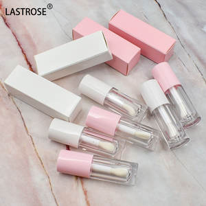 Großhandel Transparente 6ml Leere Tuben für Lipgloss Private Label Verpackungsbox Runde Lipgloss-<span class=keywords><strong>Tube</strong></span> mit Großem Pinsel - Product Image 3