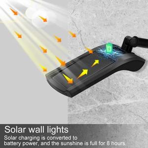 Lampe murale solaire étanche IP65 avec détecteur de mouvement, 36 LED, blanc froid, blanc chaud, garantie 3 ans pour jardin, patio, appliques murales - Product Image 6