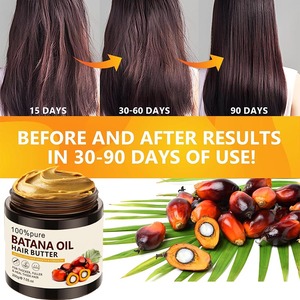 Crème hydratante apaisante pour cheveux secs à l'huile de Batana biologique 100% naturelle, marque propre, vente en gros personnalisée - Product Image 3