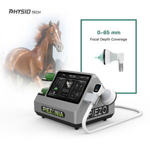 Appareil vétérinaire à ondes de choc piézoélectriques focalisées pour la rééducation musculo-squelettique des chevaux, chiens et chats, 7 coussinets de <span class=keywords><strong>gel</strong></span>, profondeur 65 mm - Product Image 2