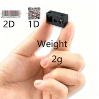 Escáner de Códigos de Barras AD320 Compacto 2g 1D 2D, Motor de Escaneo CMOS de Alta Velocidad, Decodificación TTL-232, Interfaz USB, para Kioscos de Autoservicio y Control de Acceso