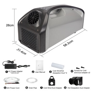CoolRide 2550BTU meilleur prix tente portable 24V climatiseur compresseur de haute qualité 110-240V AC - Product Image 2