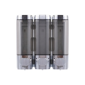 Dispensador <span class=keywords><strong>de</strong></span> <span class=keywords><strong>Jabón</strong></span> <span class=keywords><strong>de</strong></span> Espuma Manual 3 en 1 <span class=keywords><strong>de</strong></span> Grado Hotelero, Montado en la <span class=keywords><strong>Pared</strong></span>, con Capacidad <span class=keywords><strong>de</strong></span> 400 ml <span class=keywords><strong>de</strong></span> Plástico para Champú, Gel <span class=keywords><strong>de</strong></span> Ducha y <span class=keywords><strong>Jabón</strong></span> <span class=keywords><strong>de</strong></span> Manos - Product Image 6