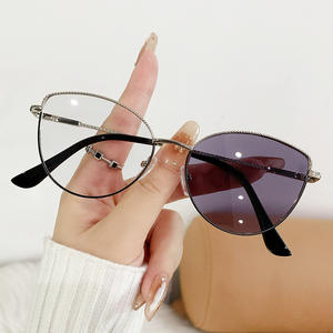 26029 Fotochromatische Optische Bril Metalen Montuur Vlindermodel Fotochromatische Bril Photogray Alle Gezichten Lunettes Photogray Bril - Product Image 2