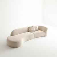 Canapé de salon moderne et confortable à trois places, idéal pour appartement, avec pieds en bois et rembourrage en éponge – Vente directe usine, haute qualité