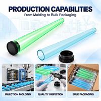 Tube en plastique de haute qualité 116 mm – Étanche à l'humidité, sérigraphié, pour cigarettes, emballage résistant aux enfants