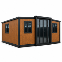 Maison conteneur préfabriquée extensible de 20 pieds, configuration personnalisée pour bureau de chantier ou dortoir