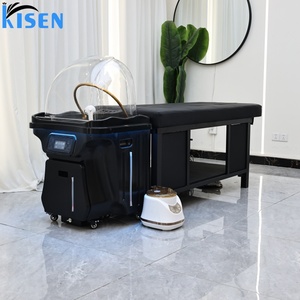 Chaise de salon KISEN avec lit de massage en cuir PU, design moderne pour usage commercial en institut de beauté et spa - Product Image 6