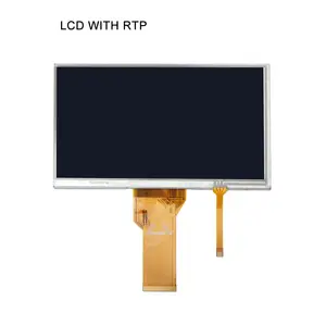 7นิ้ว16:9 TFT LCD Resistive หรือ Capacitive หน้าจอสัมผัส RTP CTP โมดูลจอแสดงผลความสว่างสูง LCD จอแสดงผล