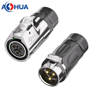 Para Cnlinko L20 2Pin Circular eléctrico macho enchufe hembra LED IP67 impermeable Industrial Cable de alimentación conector 15A nominal - Product Image 5