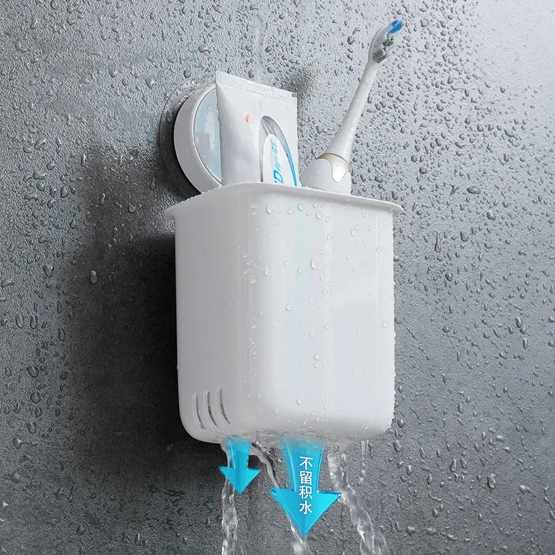 2021新しい壁掛けオーガナイザーバスルーム多機能歯ブラシカップホルダーセット壁掛け収納歯ブラシホルダー