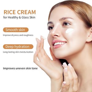 Crema de Noche de Marca Blanca Superior para Manchas Oscuras y Pecas, Crema <span class=keywords><strong>Facial</strong></span> de Arroz OEM Iluminadora y Blanqueadora, Hidratación <span class=keywords><strong>Facial</strong></span> - Product Image 3