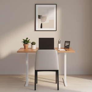 Light <b>Brown</b> Oak Wood <b>Table</b> Top Rectangle Elegant Modern Dining Tabletop Stable Home Furniture - Product Image 2