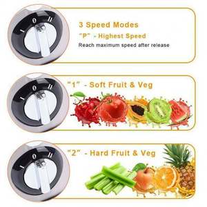 Cafulong-máquina de cocina 4 en 1, exprimidor, licuadora, exprimidor, procesador de zumo de frutas y verduras - Product Image 2