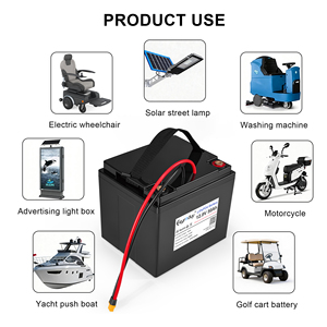 12.8V 50Ah LiFePO4 배터리 팩 BMS 전기 자동차, 오토바이, 삼륜차용 ABS 플라스틱 케이스 - Product Image 3