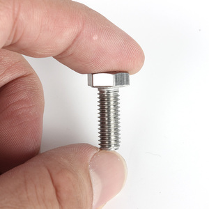 Boutenfabriek Corrosiebestendige DIN 933 bout 304 roestvrij staal volledig geschroefde zeskantbouten metrische zeskantbouten - Product Image 6