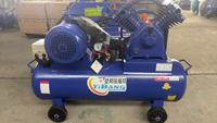 Compresseur d'air à piston portable YiBang 5,5 kW 7,5 CV 670 L/min 10 bars 380 V 50 Hz avec moteur électrique et réservoir de 180 L, entraînement par courroie, pour usage industriel