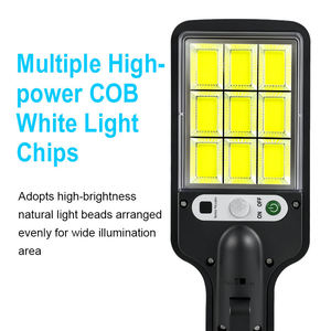 Lampe solaire murale extérieure étanche IP65 avec télécommande et détecteur de mouvement, meilleur prix - Product Image 5